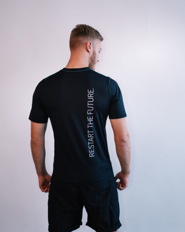 T-Shirt RESTART THE FUTURE Black MEN – Bild 3