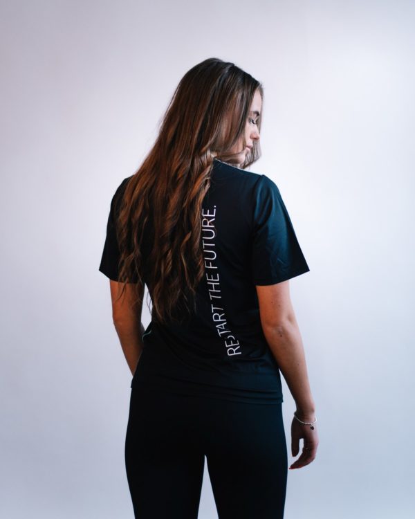 T-Shirt RESTART THE FUTURE Black WOMEN – Bild 3