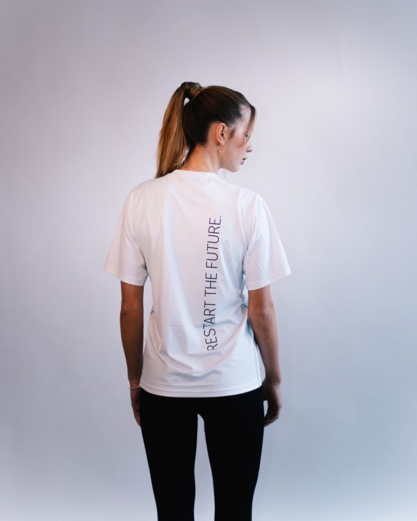 T-Shirt RESTART THE FUTURE White WOMEN – Bild 4